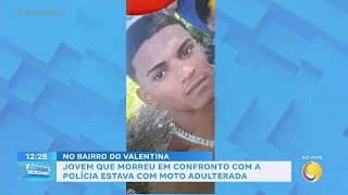 In Valentina: young man who died in clash with police was riding a tampered motorcycle