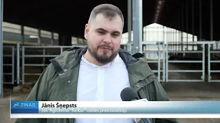 Preiļu novadā atklāta moderna ferma 800 liellopiem