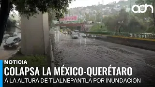 This is the chaos on the Mexico-Queretaro highway following the flooding