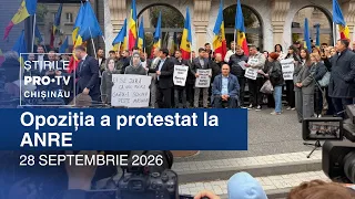 PRO TV News (1:00 PM) | OPPOSITION PROTESTED AT ANRE | Moldova
