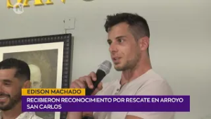 Edison Machado Christian González │ Reconocimiento a guardavidas
