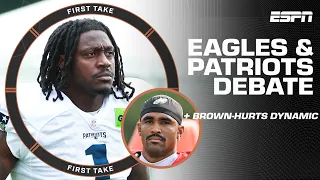 'You talk to Jalen?' 🤐 The impact of A.J. Brown's response about Hurts relationship | First Take