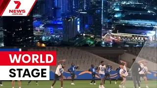 Melbourne prepares for historic NFL showdown | 7NEWS