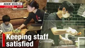 Serving up incentives to Japan's restaurant workersーNHK WORLD-JAPAN NEWS