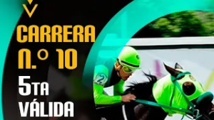 10MA CARRERA - 5TA VALIDA - HIPODROMO LA RINCONADA 22 FEB 