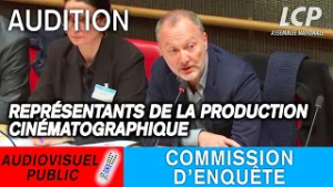 Commission d'enquête sur l'audiovisuel public :  représentants de la production cinématographique