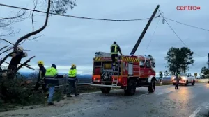 Tempestade fez vários estragos na região da Beira Serra