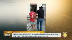 In Campina Grande: 52-year-old man wanted for attempted femicide arrested