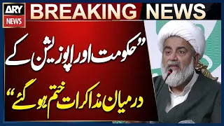 "Govt-Opposition Talks Have Ended," Says Senator Allama Raja Nasir Abbas | Breaking News