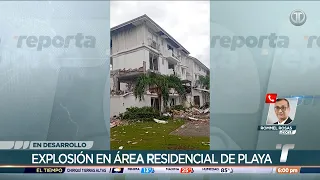 Explosion in beach area
