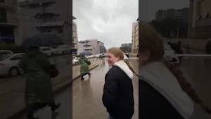 ნენე გაბლაია გზის გადაკეტვის ბრალდებით სასამართლოს ეზოში დააკავეს