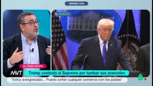 Las palabras de Pedro Rodríguez tras tumbar el Supremo los aranceles de Trump - Más Vale Tarde