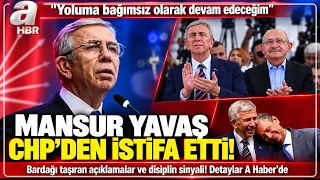 Son Dakika! Mansur Yavaş CHP'den İstifa Etti! İşte Perde Arkasında Yaşanan Tüm Detaylar... | A Haber