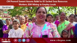 CM Pramod Sawant Assures Relief to 85 Sacked Sesa Resources Workers; JSW Mining to Employ Locals