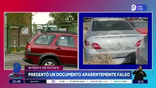 Mendoza: Another attempt to remove a car from the impound lot with fake documents