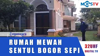 PASCA DIGELEDAH POLISI,RUMAH MEWAH DI SENTUL BOGOR TAMPAK SEPI