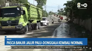 STHI - Pasca Banjir Jalur Palu - Donggala Kembali Normal
