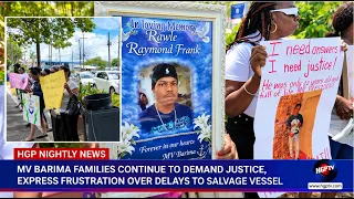 MV Barima Families Continue To Demand Justice, Express Frustration Over Delays To Salvage Vessel