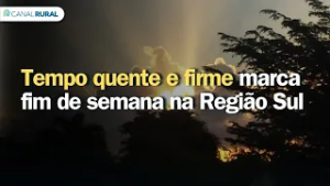 Tempo quente e firme marca fim de semana na Região Sul | Previsão do tempo | Sul