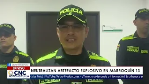 ? ? Policía Nacional captura a joven de 20 años en Cali mientras transportaba explosivo artesanal.