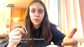 Jaime Sabines 100 Years | Fragment of "Slow, Bitter Animal" | Ana Lira