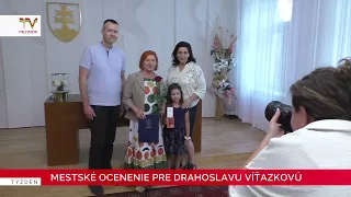 Mestské ocenenie pre Drahoslavu Víťazkovú