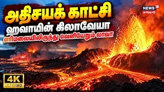 அதிசயக் காட்சி: ஹவாயின் கிலாவேயா எரிமலையிலிருந்து வெளியேறும் லாவா | 4K | N18G