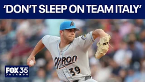 Daytona Beach native gets the ball for Italy in the WBC