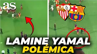 La REACCIÓN de LAMINE YAMAL tras el SEVILLA 1-3 BARCELONA: no saluda a la AFICIÓN