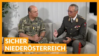 Sicher Niederösterreich - mit Generalstabschef des österreichischen Bundesheer Rudolf Striedinger