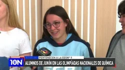 REPORT: JUNÍN STUDENTS AT CHEMISTRY OLYMPIAD