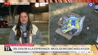 After suffering an outrageous robbery, Nicolás received more help to sell jerseys