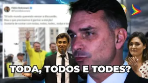 Flávio Bolsonaro fala em união da direita e cita “todes” após embate com Michelle e Nikolas