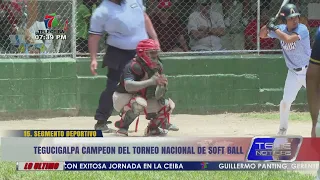 Tegucigalpa champion of the national softball tournament ⚾