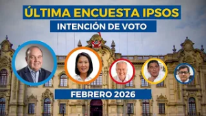 Encuesta Ipsos: López Aliaga cae tras censura a Jerí y Keiko sube