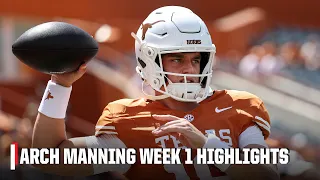 Arch Manning HIGHLIGHTS 🎥 Ties career high with 4 TDs as Texas wins big | ESPN College Football