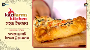 Shohoj Ifter | সসেজ ক্রাস্ট পিৎজা ট্রায়াঙ্গেলস | EP 04 | Crispy & Cheesy Pizza Triangles | Deepto TV