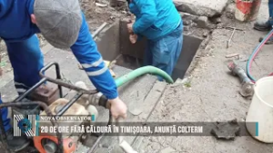 20 de ore fără căldură în Timișoara, anunță Colterm