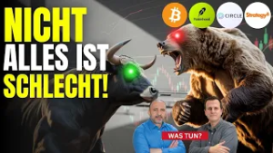 Börse im Panik-Modus? Circle, Strategy, Bitcoin, Robinhood im Check