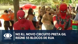 Circuito Preta Gil reúne 55 blocos de Carnaval no RJ
