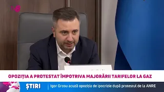 Opoziția, la protest contra scumpirii gazului. Șeful ANRE: „Să nu discutăm pe emoții”