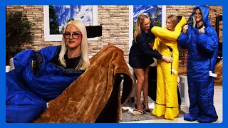 Monika, Lina und Lina-Marie präsentieren kuschelige Schlafsäcke @PEARL-TV