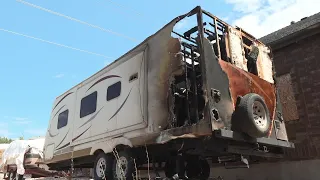 Friend shares terrifying moments that led to man's death in Washington Terrace fire