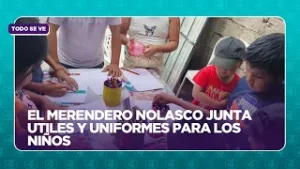 El merendero Nolasco necesita ayuda: útiles escolares, delantales y zapatos para los chicos ??