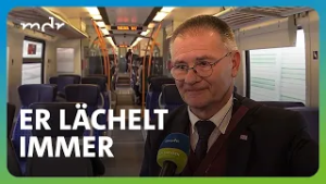 Wie Zugbegleiter Matthias mit zunehmender Aggressivität im Job umgeht | MDR SACHSENSPIEGEL | MDR