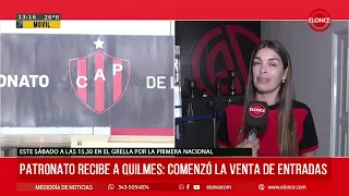 Patronato hosts Quilmes: tickets are now on sale - Elonce