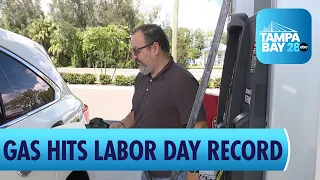 Gas Prices to Break Labor Day Record at $4.14 Nationwide