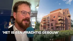 Bouw nieuw complex met 30 appartementen in Meerstad begonnen: het Baken van Meerstad