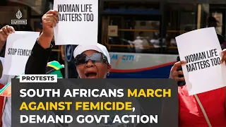 South Africa protests demand action against femicide as bodies of 11 women found