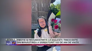 04 EMOTION AND GRATITUDE IN GIULEȘTI: TINCO DOTE FROM MĂNĂSTIREA CELEBRATED 100 YEARS OF LIFE